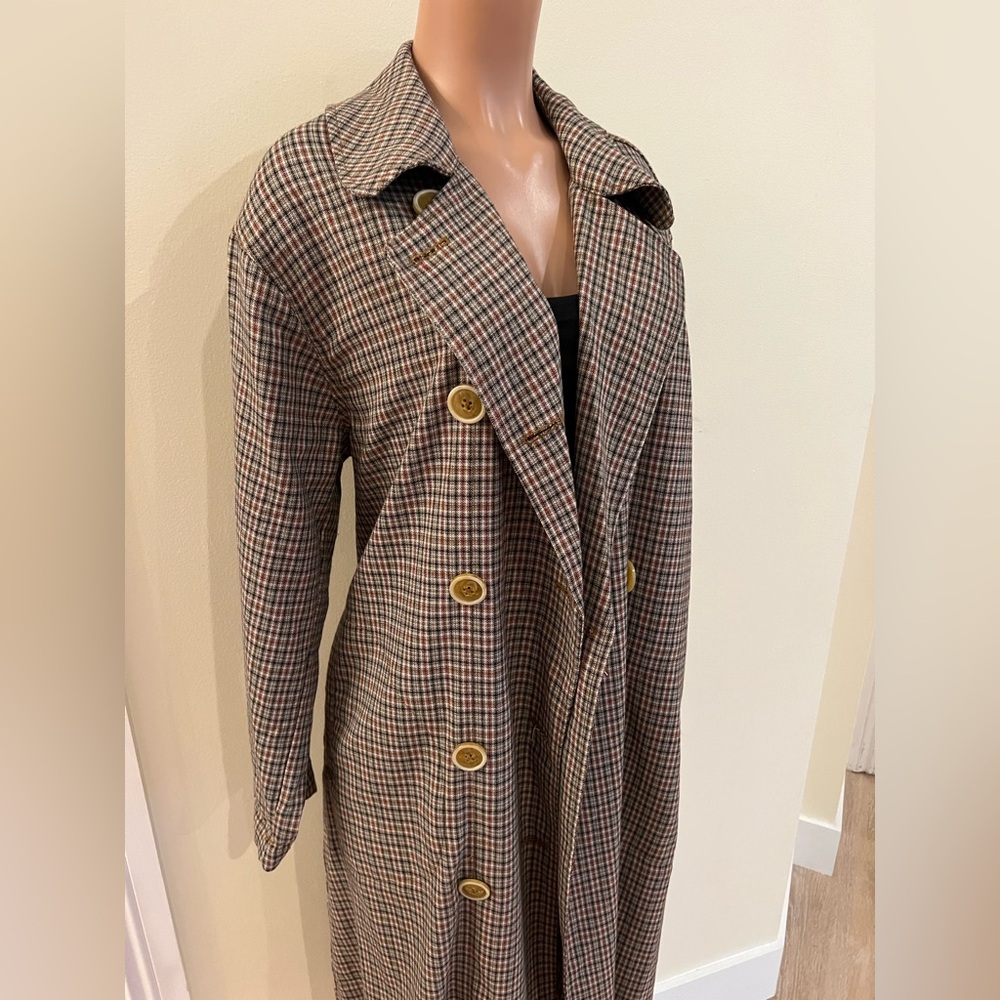 FREE PEOPLE | cecelia plaid trench coat